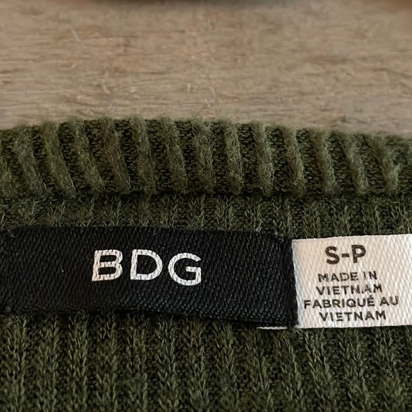 BDG Henley long sleeved A-line mini dress - Picture 3 of 3